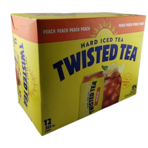 Twisted Tea 12pk Peach Can